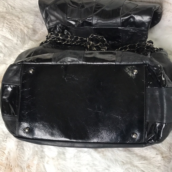 💎 CHANEL 💎 BROOKLYN PATCHWORK HOBO ACCORDION RARE BAG LARGE FLAP LEATHER - Picture 14 of 15